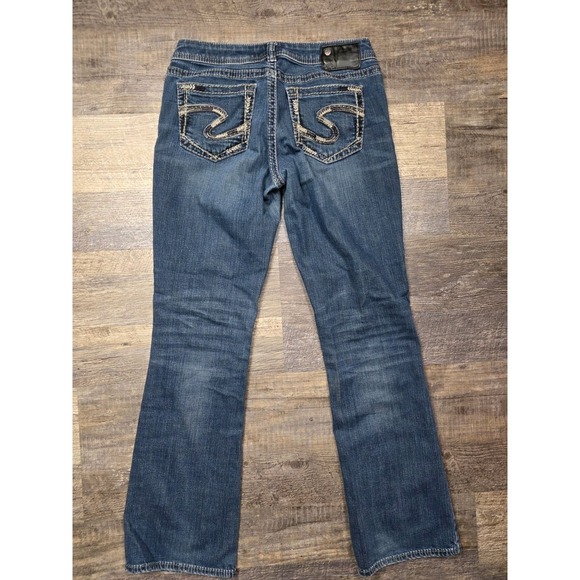 Silver Jeans Aiko Mid Boot Embroidered 29x33 CA00508 - Picture 12 of 16